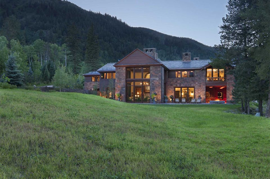 Riverbend home in Aspen, Colorado, designed by architect Arthur Chabon
